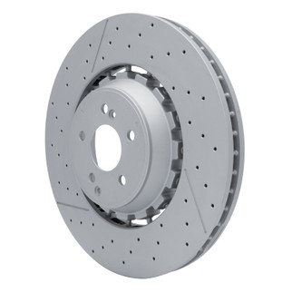DFC 13-25 Mercedes-Benz GLC63 AMG S Front Drilled and Slotted Hi-Carbon Alloy Geomet Coated Rotor