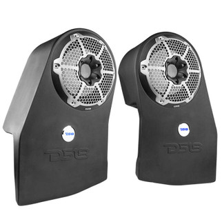 DS18 2018-23 Jeep JL/JLU Subwoofer Enclosure Fits 2x 10in Wheel Well Sealed Left & Right (w/out Amp)
