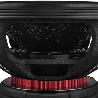 DS18 15in 2500 Watts RMS 4+4 ohm DVC Quad Stacked Magnet Reinforced Cone Subwoofers