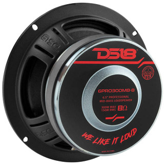DS18 6.5in 150 Watts RMS 8 ohm Mid-Bass Loudspeaker