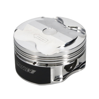 Manley 2018+ Ford Coyote 5.0L 6.75cc Dish 3.700in Bore 12:1 CR 22mm Pin Platinum Ext Duty Piston