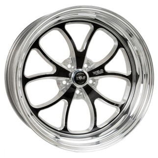 Weld S76 20x12 / 5x115mm BP / 6.75in. BS Black Wheel (3.18 ID High Pad)
