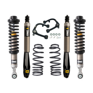 Old Man Emu offers a range of tuned and matched integrated suspension kits to ensure the right suspension is selected for how the vehicle is outfitted and the conditions it will encounter. Old Man Emu suspension systems are designed to enhance rid...