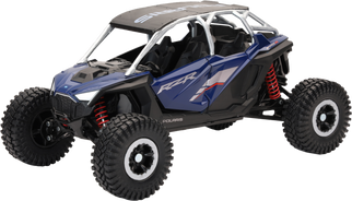 1:18 Scale Polaris Rzr Pro R4 Rock Crawler Azure Crystal