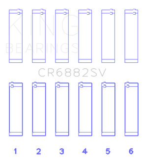 King Engine Bearings Audi ABS, CDTA, CKVC, CEZA Sputter Replacement Bearing Set