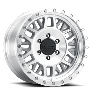 Raceline RT951M Ryno Machined 20x8.5in / 8x165.1 BP/32mm Offset/130.81mm Bore - Machined Beadlock