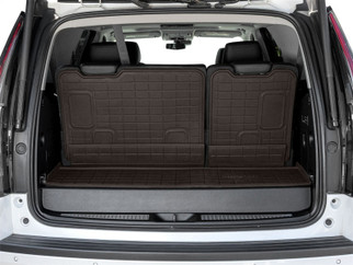 WeatherTech 18-20 Chevrolet Tahoe Behind 3rd Row Seating SeatBack Cargo Liners HP - Cocoa