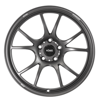 Konig Forged F3S 17x8 / 5x114.3 / ET35 - Satin Charcoal Knurled Bead