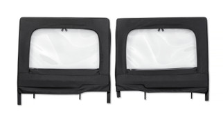 Bestop 20-26 Jeep Gladiator / 18-26 Wrangler JL 4-Door Element Upper Doors (Rear Black Diamond)