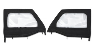 Bestop 20-26 Jeep Gladiator / 18-26 Wrangler JL Element Upper Doors (Front Black Twill)