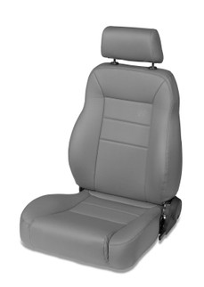 Bestop 76-86 Jeep Cj7 Front Driver Side Trailmax II Pro Seat (All Vinyl Charcoal/Gray)