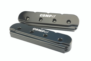 Comp Cams Valve Cover Set, Billet Gm Ls, Race App, No Oil Fill