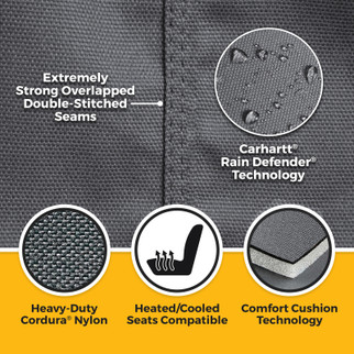 Covercraft 24-25 Jeep Wrangler Buckets Carhartt Super Dux Precision Fit Custom Front Row Seat Cover