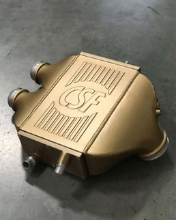 CSF 2014+ BMW M3/M4 (F8X) Top Mount Charge-Air-Cooler - Carbon Ceramic Gold Matte