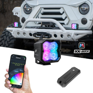 XKGlow XKmax RGBW Addressable Cube Light Kit - Driving Beam