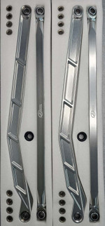 Elektric Offroad 2022+ Polaris Rzr Pro Rurbo R Billet High Clearance Radius Rods Anodized Clear