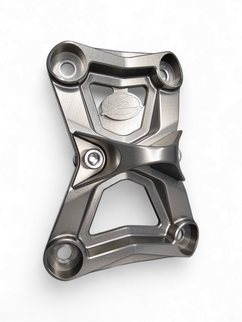 Elektric Offroad 2022-2025 Polaris Rzr Pro R Volt Radius Rod Plate Billet Anodized Gun Metal