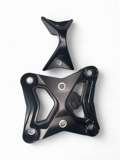 Elektric Offroad 2017+ Can Am X3 Maverick 6 Bolt Eod Xl Radius Rod Plate With Tow Hook Black
