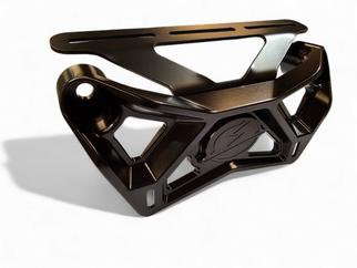 Elektric Offroad 2017+ Can Am X3 Maverick Front Shock Mount Brace W/ Light Mount Anodized Black