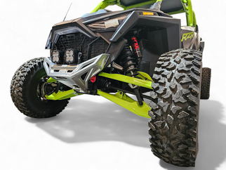 Elektric Offroad 2022-2025 Polaris Rzr Pro R/ Pro S/Turbo R Billet Front Winch Bumper Anodized Clear