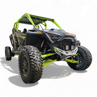 Elektric Offroad 2022-2025 Polaris Rzr Pro R/ Pro S/Turbo R Billet Front Winch Bumper Anodized Clear
