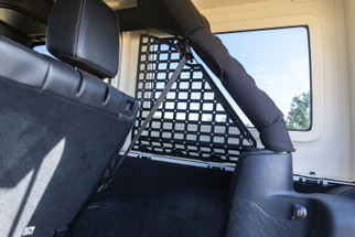 DV8 Offroad 07-18 Jeep Wrangler JK 4-Door Pocketed Rear Window Molle Panels