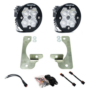 Baja Designs 18-25 JL/JT / 20-25 Gladiator Rubicon Bumper Squadron-R Sport 2.0 Fog Kit (WC) - Clear