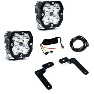 Baja Designs 18-25 Jeep JL/JT / 20-25 Gladiator Squadron Spt 2.0 A-Pillar SPTSMN w/UP (Spot) - Clear