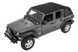 Bestop 18-26 Jeep Wrangler JL 4-Door Trektop (Premium Black Twill)