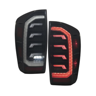 Form Lighting 2016-2023 Toyota Tacoma LED Tail Lights Smoked (Pair)