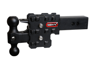 Gen-Y Phantom-X 2.5in Solid Shank 2.5in Drop 1.6K TW 16K Hitch w/GH-051 & GH-032 (No Flat Towing)
