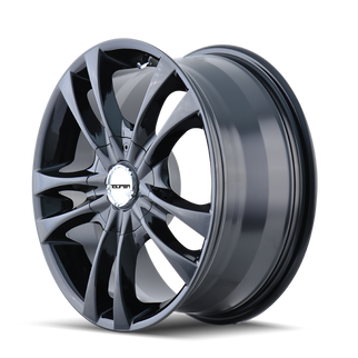 Touren 3222 TR22 15x7 / 5x100/114.3 BP / 40mm Offset / 72.62mm Hub Gloss Black Wheel