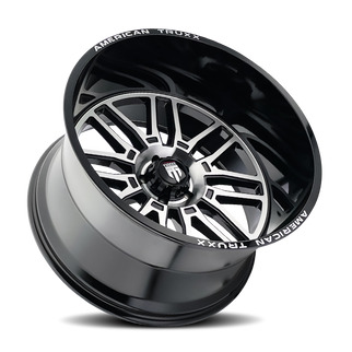American Truxx AT1915 Restless 24x14 / 8x170 BP / -76mm Offset / 125.2mm Hub Gls Blk Mill Wheel