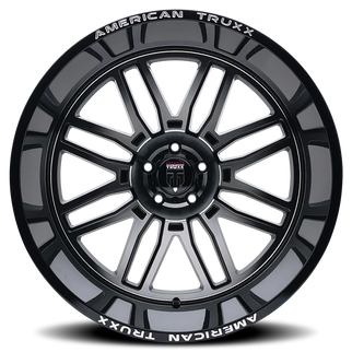 American Truxx AT1915 Restless 24x14 / 8x170 BP / -76mm Offset / 125.2mm Hub Gls Blk Mill Wheel