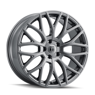 Touren 3276 TR76 17x8 / 5x112 BP / 35mm Offset / 66.56mm Hub Gloss Graphite Wheel
