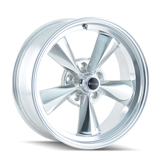 Ridler 675 15x7 / 5x114.3 BP / 0mm Offset / 83.82mm Hub Polished Wheel