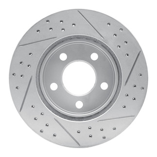 R1 95-02 Ford Ranger (USA/Canada) Front Left Drilled & Slotted Geo-Carbon Rotor