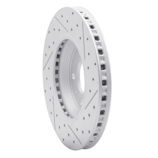 R1 06-10 Pontiac Solstice Front Right Drilled & Slotted Geo-Carbon Rotor