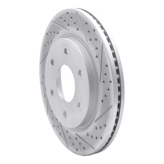 R1 05-07 Infiniti Qx56 Front Right Drilled & Slotted Geo-Carbon Rotor