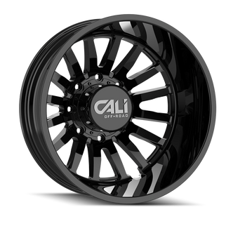 Cali Off-Road 9110D Summit Dually 22x8.25 / 8x200 BP / -192mm Offset / 142mm Hub Gloss Black Wheel