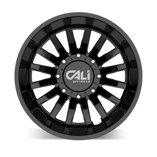 Cali Off-Road 9110D Summit Dually 22x8.25 / 8x200 BP / -192mm Offset / 142mm Hub Gloss Black Wheel