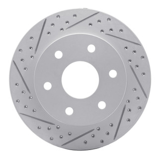 R1 14-20 Cadillac Escalade Esv Front Left Drilled & Slotted Geo-Carbon Rotor