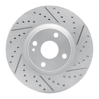 R1 16-25 Mazda MX-5 Miata Front Right Drilled & Slotted Geo-Carbon Rotor