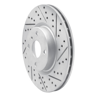 R1 16-25 Mazda MX-5 Miata Front Right Drilled & Slotted Geo-Carbon Rotor