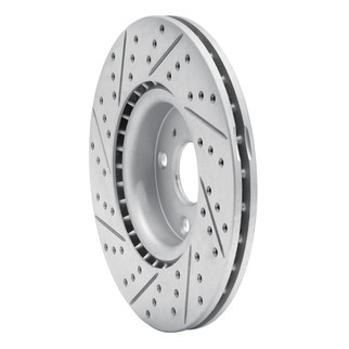 R1 16-25 Mazda MX-5 Miata Front Right Drilled & Slotted Geo-Carbon Rotor
