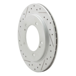 R1 99-04 Chevrolet Tracker Front Right Drilled & Slotted Geo-Carbon Rotor