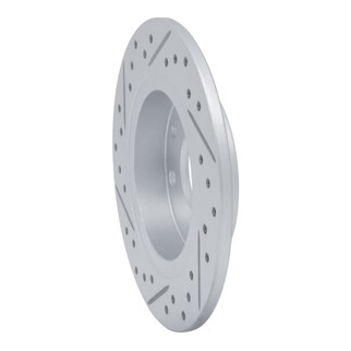 R1 90-93 Mazda Miata Rear Right Drilled & Slotted Geo-Carbon Rotor