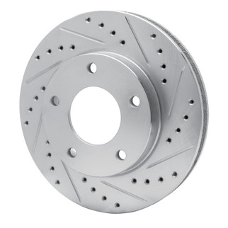 R1 69-78 Cadillac Eldorado Front Right Rear Right Drilled & Slotted Silver Brake Rotor