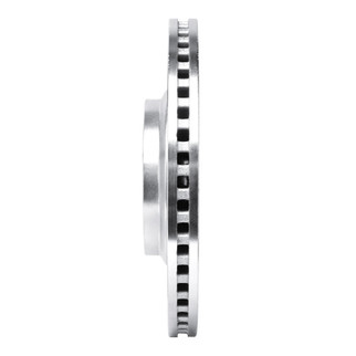 R1 21-25 Genesis GV70 Front Right Drilled & Slotted Silver Brake Rotor