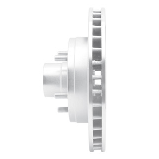 R1 93-95 Chevrolet G10 Front Right Drilled & Slotted Silver Brake Rotor